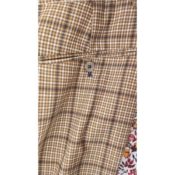 Paisley & Gray Gold, Ivory, Grey,Camel Plaid SB, 2 Button Suit, NWOT - Picture 7 of 9